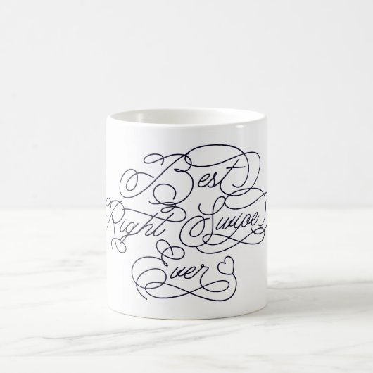 最高の右スイプエバおもしろいイボーイラブ引用文 モーフィングマグカップ (中央)