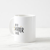 最高の同僚感謝 コーヒーマグカップ (正面左)