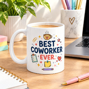 最高の同僚 オフィス ありがとう コーヒー コーヒーマグカップ