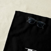 最高の名パーソナライズされた前 ビーチタオル (インサイチュ)