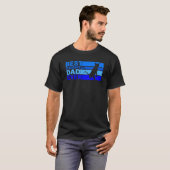 最高の和風ネコおやじ Tシャツ (正面フル)