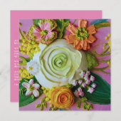 「最高の夢」のサンキューカード (正面/裏面)