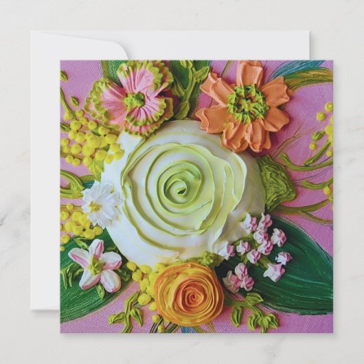 「最高の夢」のサンキューカード (正面)