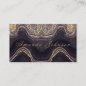 最高の大パーソナライズされた理石名刺 名刺 (正面)
