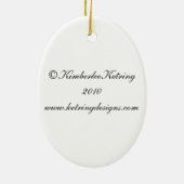 最高の天使 セラミックオーナメント (裏面)