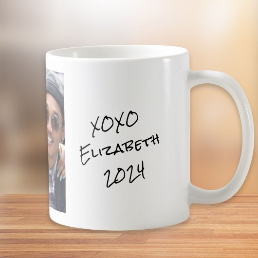 最高の夫の写パーソナライズされた真 コーヒーマグカップ