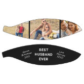 最高の夫エバー写真カスタム バスケットボール (パネル)