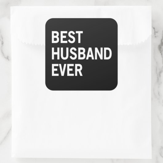 最高の夫 スクエアシール (バッグ)