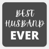 最高の夫 スクエアシール (正面)