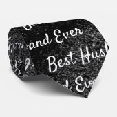 最高の夫 |ブラックドリーム抽象芸術 ネクタイ (ロール)