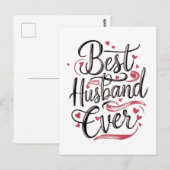 最高の夫 ポストカード (正面/裏面)