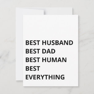 最高の夫。最高のパパ。最高の人。最高のすべて シーズンカード