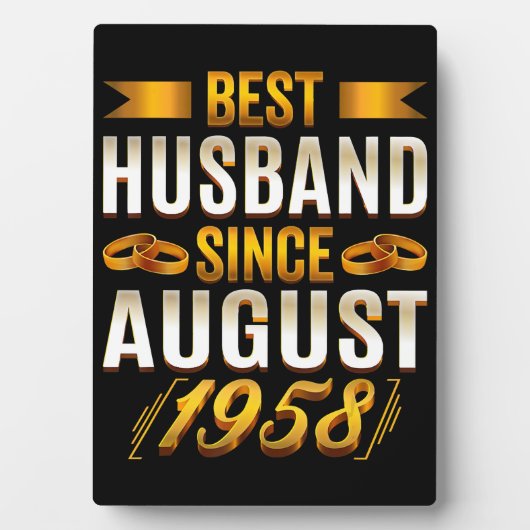 最高の夫 面白い結婚記念日 ママ パパ フォトプラーク (正面)