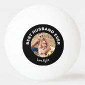 最高の夫Ever写真 卓球ボール (裏面)