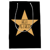 「最高の女優」 ミディアムペーパーバッグ (正面)