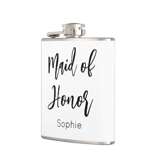 最高の女友達 黒と白の花嫁のメイド フラスク (左)