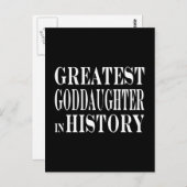 最高の女素晴らしの娘 ポストカード (正面/裏面)