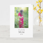 最高の妊娠中のママカード！ カード (黄色い花)