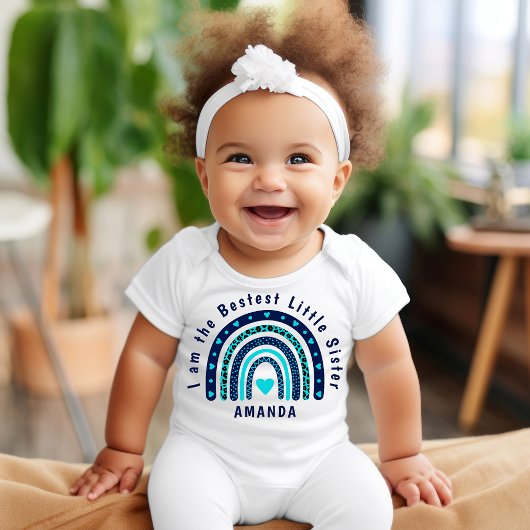 最高の妹のベビージャージーボディスーツ ベビーボディスーツ