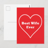 最高の妻だ ポストカード (正面/裏面)