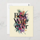 最高の妻 ポストカード (正面/裏面)