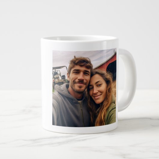 最高の妻 | 最大のマグカップ ジャンボコーヒーマグカップ (正面右)