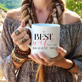 最高の妻 | 最大のマグカップ ジャンボコーヒーマグカップ