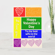 最高の妻 LGBTプライド テーマのバレンタインカード