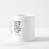 最高の姉おもしろい妹 – 義理 コーヒーマグカップ (正面左)