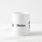 最高の姉へ 白マグカップ シンプル コーヒーマグカップ (中央)