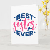 最高の姉妹 カード (黄色い花)