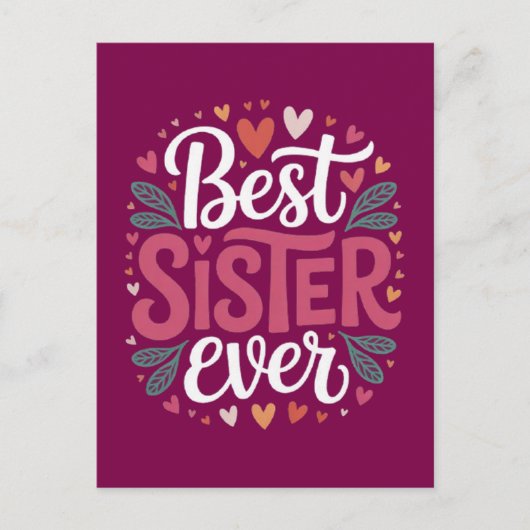 最高の姉妹 ポストカード (正面)