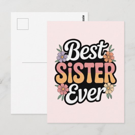 最高の姉妹  ポストカード (正面/裏面)