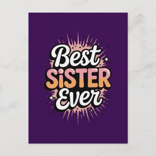 最高の姉妹 ポストカード (正面)