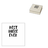 最高の姪 ラバースタンプ (押印)