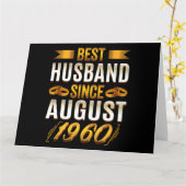 最高の威厳があるおもしろい 60周年以来の夫 カード (黄色い花)