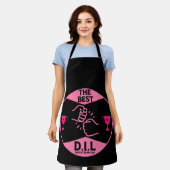 最高の娘の贈り物 エプロン (着用した状態)