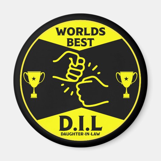 最高の娘の贈り物 マグネット (正面)