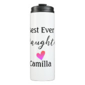 最高の娘名を追加パパ母の娘の日l タンブラー (正面)