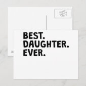 最高の娘 ポストカード (正面/裏面)