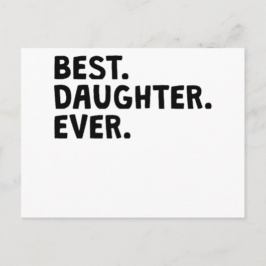 最高の娘 ポストカード (正面)
