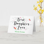 最高の娘Ever Battery、花Ca カード (黄色い花)