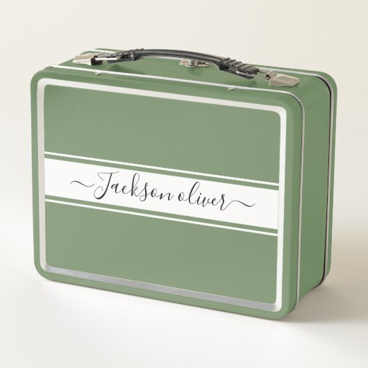 最高の子の学生ギフト メタルランチボックス (裏面)