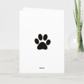 最高の子犬 カード (裏面)