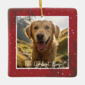 最高の子（男の子、女の子）| フォトペットメモリアル セラミックオーナメント (正面)