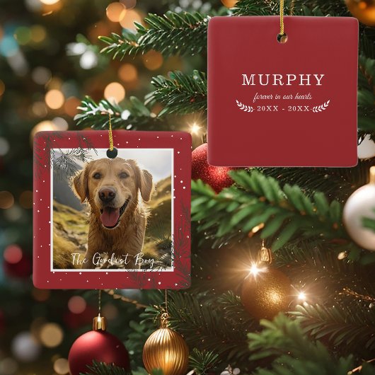 最高の子（男の子、女の子）| フォトペットメモリアル セラミックオーナメント