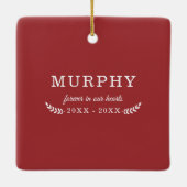 最高の子(男の子、女の子)| ペット写真追悼 セラミックオーナメント (裏面)