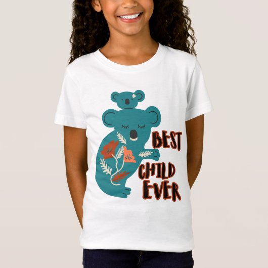 最高の子Ever Koala Mother's Day Tシャツ (正面)