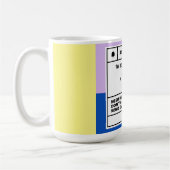 最高の学アドバイス コーヒーマグカップ (左)