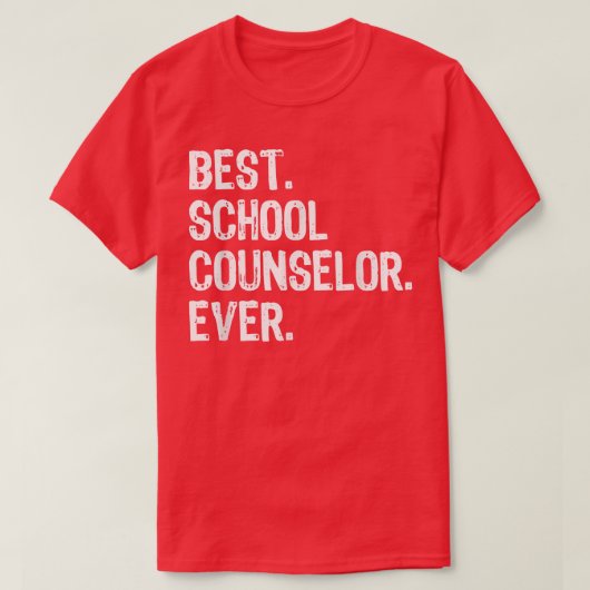 最高の学校参事官がクリスマスにおもしろい贈る Tシャツ (デザイン正面)